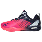 KAISHENG x Li Ning Slip Resistant Abrasion Resistant Low top Badminton Shoes Men's Red Blue FYTR005-1 41.5