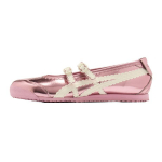 Onitsuka Tiger MEXICO 66 Flat Mary Jane Shoes Women's Pink 1182A708-701 36