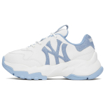 MLB New York Yankees Slip Resistant Abrasion Resistant Low top Chunky Sneakers Unisex White Blue 3ASHD045N-50BLS 38.5 gray