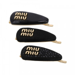 Miu Miu 5if188 2cvo F0002 3 Logoga juukseklamber 5IF188 2CVO F0002