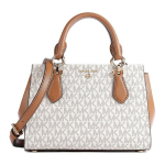 Michael Kors Mk Crossbody Logo Kirjaga Rinnam&auml;rk Kaetud L&otilde;uend V&auml;ike Kopp K&auml;ekott Keskmine Naiste k&auml;ekott Kuldne Ivooripruun 32F2G6AC1B-149 Basic Set (Bag+Dust Bag)