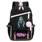 Anime Hatsune Miku Tr&uuml;kitud Suure Mahutavusega Seljakott Teismelisele &Otilde;pilasele T&uuml;drukule Poisile Koolikott Raamatukott Naistele Veekindel Reisi-Kott Kingitus
