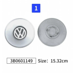 Auto Volkswageni VW jaoks 4 tk Auto embleem Ratta keskmine kate Rummu katted Embleem Volkswageni VW jaoks 3B0601149 1J0601149B C546K164 3B601149 C