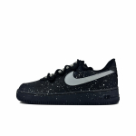 Nike Air Force 1 Slip Resistant Abrasion Resistant Low top Skateboard Shoes Unisex Black Gray CW2288-001(Team619-) 36.5