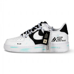 Nike Air Force 1 Air Force 1 Lehmanahast Libisemiskindlad Ja Hingavad Madalad Lauatennisikingad Meeste Valge Must CW2288-111(Team883) 41