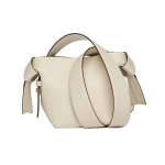 Acne Studios Musubi Micro Nahast Naiste kotid Valge A10025-AL4 Basic Set (Bag+Dust Bag)