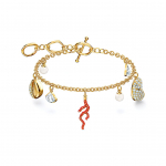 Swarovski Kest Mere Element T-kujuline Disain K&auml;ev&otilde;ru Naiste k&auml;ev&otilde;ru Kuldne 5520673 Gold Plated