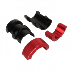 Kahvli&otilde;li juhtimist&ouml;&ouml;riist Mootorratta kahvlitoru juht Turvalise k&auml;epidemega lasergraveeritud m&auml;rgised 42&ndash;43 mm kahvli jalgadele must