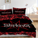 3 tk Slipknoti B&auml;ndi Merch Tekikottide Komplekt - Four Seasons Home K&otilde;rge, Masinpestav Voodikate Padjap&uuml;&uuml;ridega (T&auml;itmine puudub) yy250909053 135x200cm