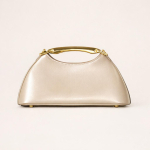 Korea ni&scaron;&scaron; minimalistlik metallist k&auml;ekott 2026 uus naiste geomeetriline &otilde;la-crossbody kott tekstuuriga &auml;mbrikott beige