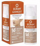 P&auml;ikesekaitsevedelik - Sunnique - V&auml;rviline kaitsekreem - SPF 50+ - 50 ml - Plekkidevastane