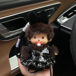 15cm Monchhichi Mitme stiiliga Peen riietus Armsad ahvikesed Nukud M&auml;nguasjakomplektid Lauakaunistus Seljakoti Ripats V&otilde;tmehoidja Perifeeria Kingitused gray