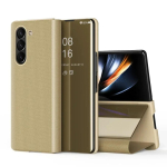 Kvaliteetne nahast klapp&uuml;mbris Samsung Galaxy Z Fold 7 6 5 4 3 5G jaoks, plaaditud peegel, Smart View, &auml;ri, kukkumisvastane kaitse&uuml;mbris Galaxy Z Fold7