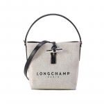 Longchamp Roseau 17 T&auml;hekujulise Logotr&uuml;kiga L&otilde;uend Teraviljalise Nahast &Auml;&auml;risega &Auml;mbrikujuline &Otilde;lakott Totes Mini Naiste kotid Linane 10159HSG037 Basic Set (Bag)