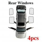 P&auml;evavarjud autole Land Rover Discovery 4 LR4 L319 2009 2010 2011-2016 T&auml;ielik kattega Tuuleklaasi Visiir UV-kaitsega P&auml;ikesekaitse Tarvikud