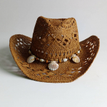 2026 k&auml;sitsi heegeldatud raffia teksasip&auml;ike m&uuml;ts p&auml;ikesekaitse puhkus mehed ja naised rannikup&auml;ikesekaitse l&auml;&auml;ne chapeau cowboy M55-58cm