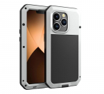 IP54 veekindel raskeveokite metallkorpus iPhone 17 Air 16 15 Pro Max 14 Plus 13 12 Mini 11 jaoks Gorilla Glass kattega Fundas iPhone 16 Pro Max h&otilde;be