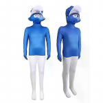 Smurfid Cosplay Kost&uuml;&uuml;m Kombinesoon Robot Maskiga Uue Raamatu p&auml;evad 120