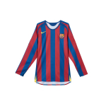 Nike FC Barcelona Uusv&auml;ljaanne 2005/06 Ronaldinho #10 Kodus&auml;rk 'Mitmev&auml;rviline' Meeste HQ1462-471 L red
