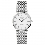 LONGINES Jialan seeria automaatne mehaaniline liikumine 30 meetrit veekindel meeste h&otilde;bedane sihver roostevabast terasest korpus roostevabast terasest rihm L4.908.4.11.6 h&otilde;be