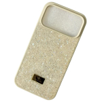 Kuldne Teemant Bling Mitmev&auml;rvilised Kivid Kaanega iPhone'ile 17 16 15 14 Plus+ 13 12 Pro Max 17e 16e Air Glitter Kaitsekate iPhone17e beež