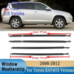 4 tk USA v&otilde;i ELi aknakummid v&auml;ljastpoolt Toyota RAV4 2009-2012 jaoks 75720-0R020 Klaasikaitse ilmastikukaitse ribad RAV-4 klaasile XA30 4 pcs USA