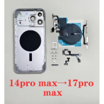 Korpus iPhone 14 Pro Max kuni 17 Pro Max Aku Keskmine Raam Asendus 14 pro max Nagu 17 pro max Tagakaane Raam Korpus 14PM To 17 PM Blue