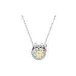 Swarovski Sparkling Dance seeria Pulsiv s&uuml;da H&uuml;ppav kristall SPARKLING DC &Otilde;nnekass Imitatsioonkristallkivist kaelakee Naiste mudel 5515438 kuld