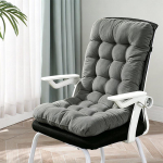 Ergonoomiline kontoritooli padi integreeritud seljatoega pikaajaliseks istumiseks 45x100cm tumehall v&auml;rv