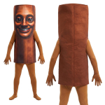 Halloweeni kepikujuline kost&uuml;&uuml;m koletise disainiga L-XL pruun
