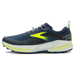 Brooks Cascadia 16 Sports mugavad libisemiskindlad vastupidavad madala s&auml;&auml;rega vabaaja meeste tossud hall-sinine-kollane 110376-411 42.5 white