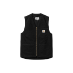 Carhartt WIP SS24 Arbori vest Ameerika vintage v&auml;rviplokkidega T&otilde;mblukuga Mugav V-kaelusega vest Meeste vest Must I031521-89-3K M black