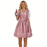Naiste Oktoberfest Kost&uuml;&uuml;mikleit pitsiga, Retro Baieri stiilis lavalisteks esinemisteks ja peoks L