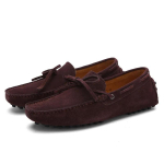 Kvaliteetsed meeste mokassiinid Suede Vabaaja kingad Suvine Klassikaline Pehmed Mokassiinid Meeste s&otilde;idukingad Luksuslik Slip-on Mehed Zapatos Hombre 38 kollane