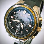[KASUTATUD]ASTRON GPS Seiko Astron P&auml;ikesetoitega K&auml;ekell Must x Kuldne koos Karbi ja Tarvikutega T&ouml;&ouml;korrasSEIKO 8X53-0BB0-2 Meeste, Toon, gray