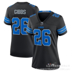Meeste NFL Detroit Lionsi Ameerika jalgpalli s&auml;rk Hutchinson 97 St. Pruun 14 26 Sinine Tikitud Meeskonna Spordis&auml;rk L&uuml;hikeste Varrukatega XXL blue