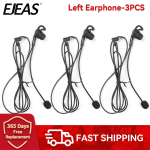 6/3/1 TK EJEAS V6C/V4C/FBIM Jalgpalli kohtuniku k&auml;ed-vabad peakomplekt 3,5 mm liides k&otilde;rvasisene vasak/parem k&otilde;rvaklapp intercomi lisatarvik 3pcs Left Earphone