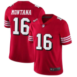 San Francisco 49ers NFL Jalgpalli S&auml;rgid L&uuml;hikeste Varrukatega Tikitud Meeskonna Riided Meestele F&auml;nnide Spordir&otilde;ivad Vintage Red 16