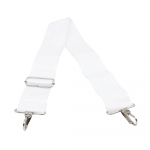 Reguleeritav nailonist paraadi marssimine Snare Drum Sling rihm Muusikariistade tarvik valge