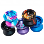 MAGICYOYO-Y01 poleeritud sulamist alumiiniumist professionaalsed yoyo palliga keerutavad m&auml;nguasjad lastele roosa