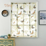 Lachepperi l&uuml;hikeste l&auml;bipaistvate akende viimistluskardin Liblikas lill Rooma pimedate kodukaunistus 60cm x 120cm