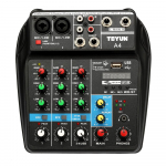 TU04 BT helimikseerimiskonsooli salvestus 48 V fantoomtoitemonitor AUX teed pluss efektid 4 kanalit without plug