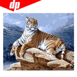 Tiger Diamond Tikand 5D DIY Teemantmaal Ristpistes Pilt T&auml;is&uuml;mar teemant 20X30