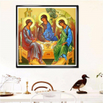 5D DIY teemantmaal  Salajane kohtumine  k&auml;sitsi valmistatud 3D tikandiga ristpistes mosaiikkaunistusega kingitus 30x30CM