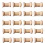 20 tk t&uuml;hjad puidust t&uuml;hjad poolid traatkeerme poolide jaoks. 17x17x27mm