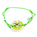 Les Tr&eacute;sors De Lily [H3548] - Bracelet Cr&eacute;ateur 'Liberty' vert roheline
