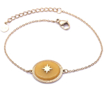 Les Tr&eacute;sors De Lily [Q8666] &ndash; terasest disainik&auml;ev&otilde;ru  Une Etoile est N&eacute;e  h&otilde;bekollane ahhaat - 17x14 mm kollane