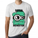 Meeste Vintage T-s&auml;rk Graafiline T-s&auml;rk MMA Monster Vintage White XS anti-flash valge v&auml;rv