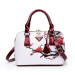 SCIONE Printed Shell Bag Fashion Naiste kott &Uuml;he &otilde;laga diagonaalne k&auml;ekott 24cm*11cm*18cm valge