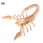 3D puidust liblikas putukamudel pusled, meisterdamine, k&auml;sit&ouml;&ouml;, haridus, laste m&auml;nguasi Scorpion